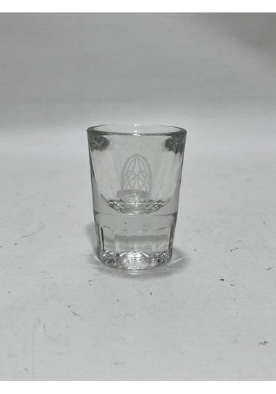 Desenli Kristal Cam Likör Bardağı Defolu