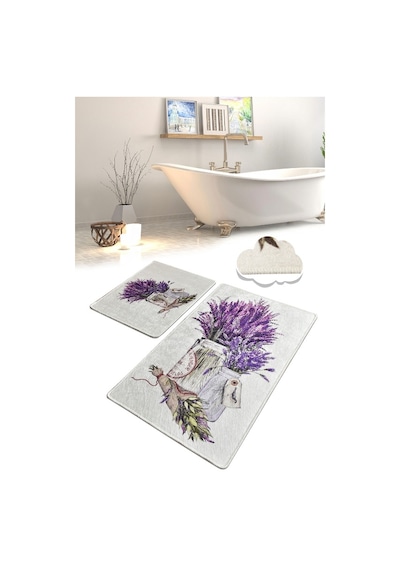 Purpura Djt 2 Li Set Banyo Paspası Klozet Takımı (424053792) Çok Renkli