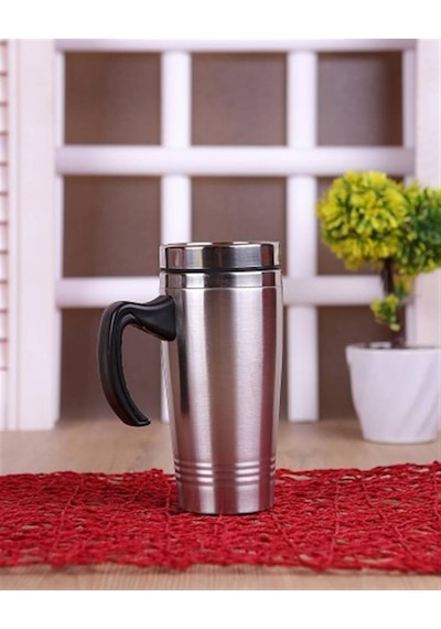 Sızdırmaz Kapaklı Çay Kahve Kupası Isı Koruyucu Termos Bardak Çok Renkli