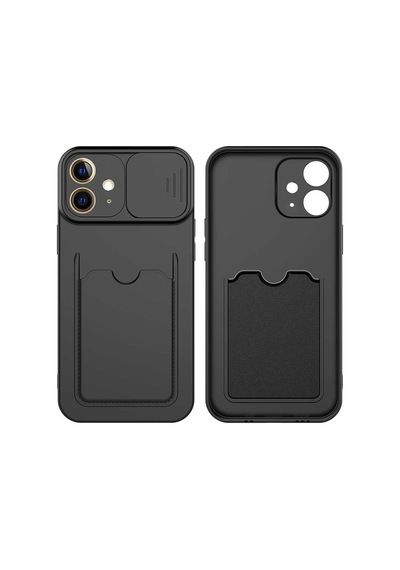 Zore İphone 12 Uyumlu Nvth Kartix Kılıf-koyu Yeşil