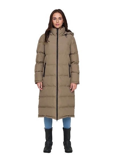 Only Onlpaula Premium Puffer Kadın Günlük Mont 15326655-walnut Krem 15326655-walnut Krem