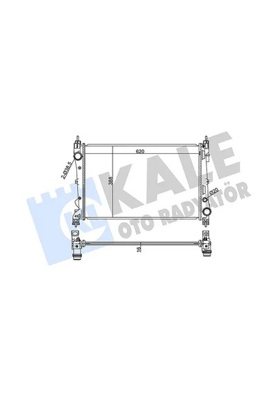 Kale 347325 Motor Radyatoru 1300328 1300350 51812209