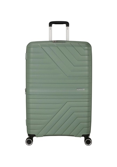 American Tourister Yeşil Çekçekli Sert Valiz Flytwıst-spınner 78/29 Tsa Exp