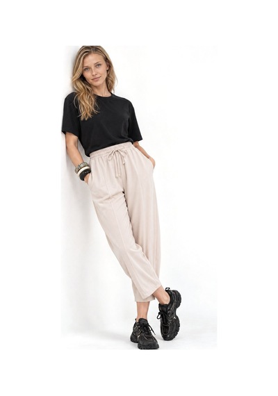 Hiccup Mixray Şalvar Fit Pantolon Taş Doğal 02