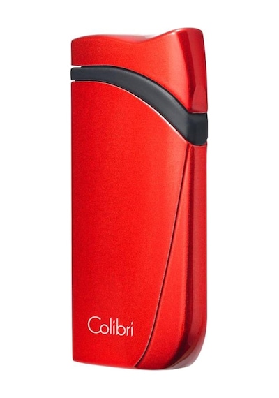 Colibri Falcon Tek Torch Pürmüz Metalik Kırmızı Puro Çakmağı
