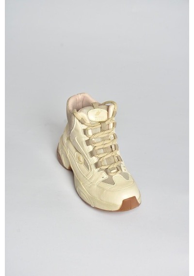 Fox Shoes V312415009 Bej Bilekli Spor Ayakkabı Sneakers Bej