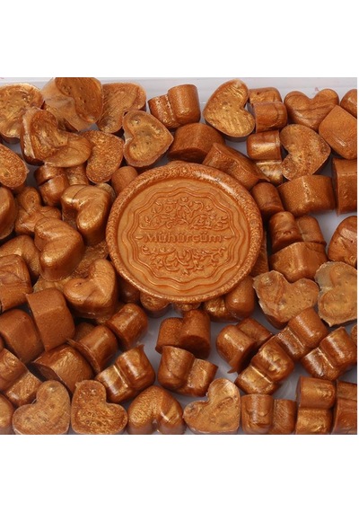 Mühür Mumu Eritme Kalp Boncuk Paket Model No: 516 BAKIR ALTIN