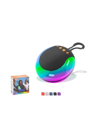Hadron Bs26 Mini Bluetooth Hoparlör Fm Rgb 12 X 6 X 12.3 Cm