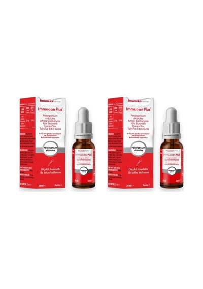 Imuneks Immucan Plus Afrika Sardunyası Damla 20 Ml 2 Li Set