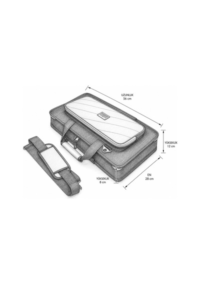 Ddj-ergo-v / Ddj-ergo-k İçin Uyumlu Softcase Çanta Kılıf Kırmızı