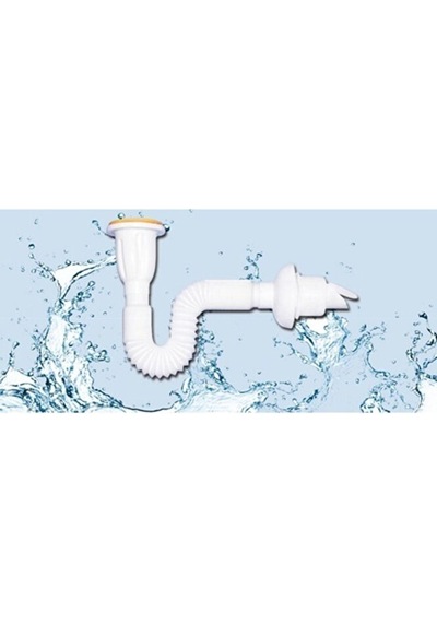 Çekvalfli Körüklü Lavabo Sifonu Çok Renkli