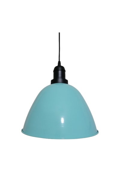 Riolight Retro Turkuaz Içi Beyaz Tekli Sarkıt Çap: 28Cm