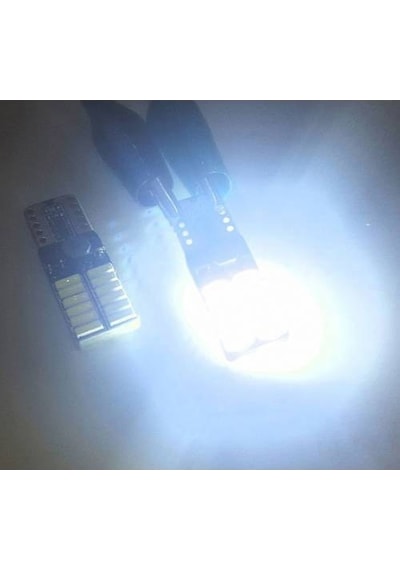 T10 Led Dipsiz W5W Canbus 24 Ledli Beyaz Park Plaka Ampül 2 Adet N11.2671