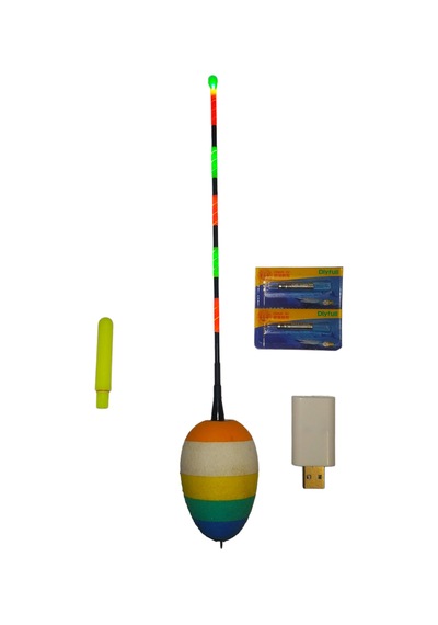 Işıklı Pilli Şarjlı Şamandıra Set