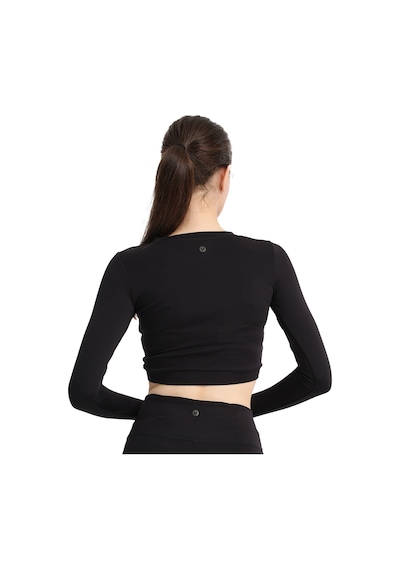 Sportive Mahave Cropped Top Kadın Siyah Antrenman T-shirt 25kk1045-syh 1776166 SIYAH
