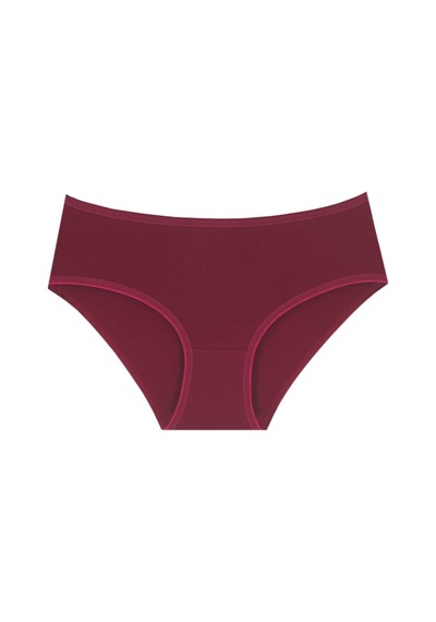 18006-5 Kadın 5'li Flowers Bato Külot Paketi V27-bordo Bordo