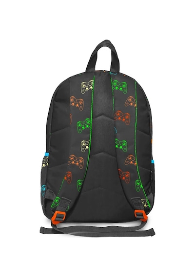 Minosso Gamer Desenli Erkek Çocuk İlkokul Sırt Çantası 1009 Çok Renkli