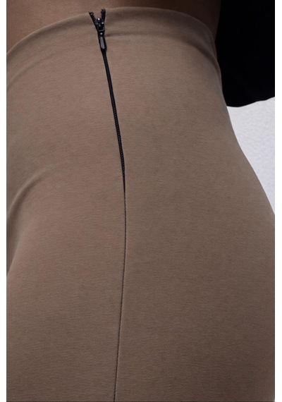 Axxel Kadın Vizon 2 İplik Yüksek Bel Eşofman Pantolon-p2249 Vizon