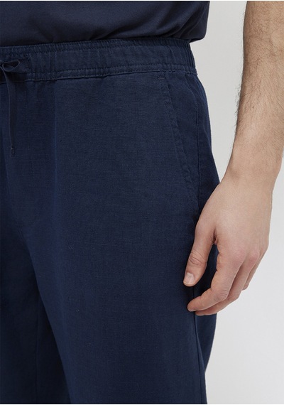 Mavi - Lacivert Keten Pantolon 0010577-80872 Mavi - Lacivert Keten Pantolon 0010577-80872