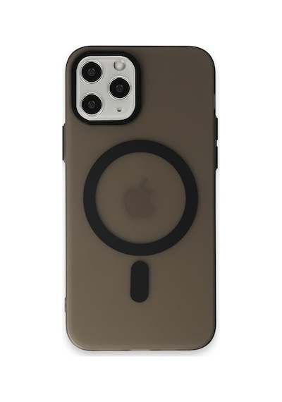 Newface - 886 - Apple iPhone Uyumlu 11 Pro Max Kılıf Lodos Magneticsafe Mat Kapak - Csmo-tex - - Siyah Newface - 886 - Apple iPhone Uyumlu 11 Pro Max Kılıf Lodos Magneticsafe Mat Kapak - Csmo-tex - - Siyah