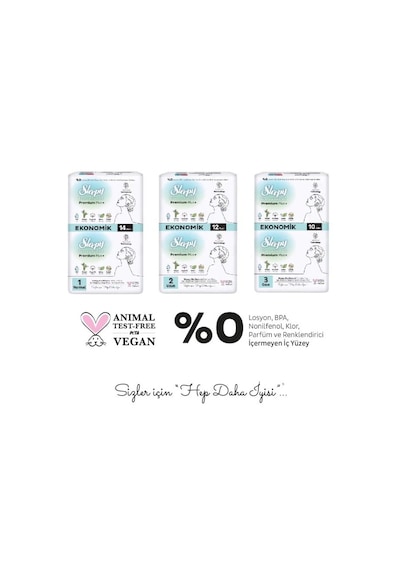 Sleepy Bio Natural Premium Plus+ 3 Gece 10 Adet