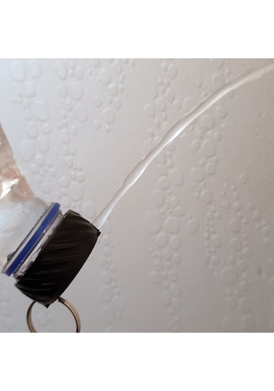 Mizaku Ultra Kompakt Bidet 0.5 Litre Su Şişeleri Için Taşınabilir Taharet Musluğu Tuvalet Duşu Kırmızı