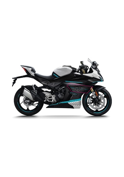 Cfmoto 450sr  Tasarım Sticker Tasarım Etiket Modeli Yan  Grenaj Sağ Kırmızı