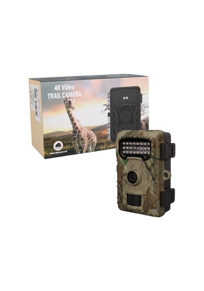 Powermaster Rf06 20mp 24 Led Pır Sensörlü 2.0" Renkli Lcd Ekran 128gb Sd Kart Destekli Fotokapan Kamuflaj Kamera Siyah