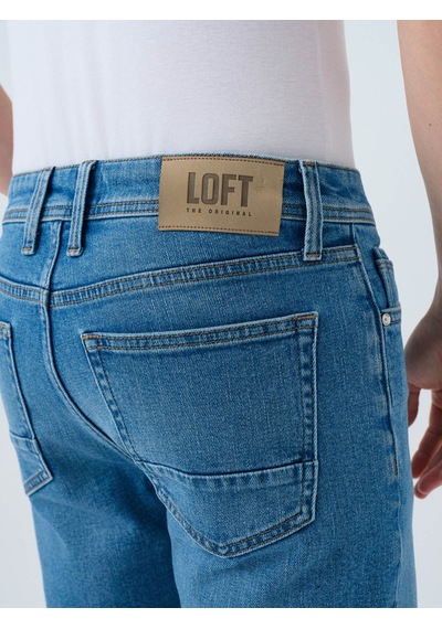 Loft Slim Fit Mavi Erkek Şort Lf2038745 Mavi