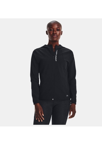 Under Armour Kadın UA Dış Mekan Koşu Mont 1377043-002 Siyah