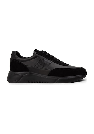 Deery Hakiki Süet Siyah Erkek Sneaker Ayakkabı - 01963Msyhe02 Siyah