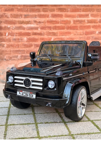 Mercedes Brabus Özel Plaka Hediyeli Akülü Araba 0-6 Yaş Siyah