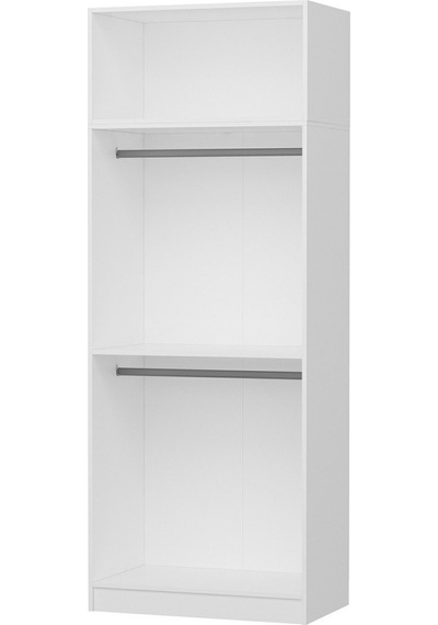 Kale 2 Kapaklı Zincir Dolap-yüklük - Beyaz 235cm Beyaz