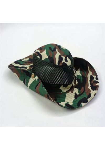 Kardelen Butik Denizli Sniper Camouflage Şapka 56-58 Cm Kahve Kahve