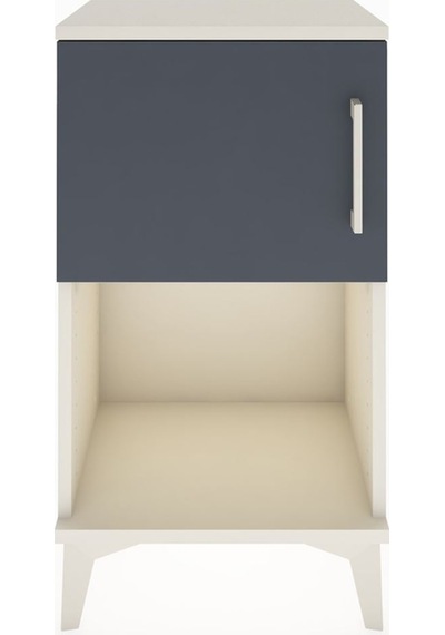 Arges Komodin 2 Raflı 2 Çekmeceli Tek Kapaklı 44x30x80 Aytaşı... Aytaşı