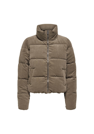 Only Dolly Corduroy Puffer Dik Yaka Taba Kadın Mont 15304768 Taba
