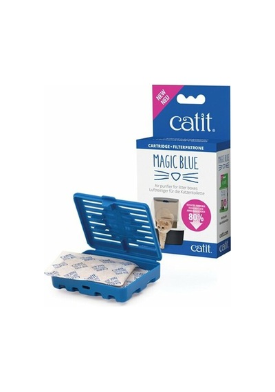 Catit Magic Blue Kedi Tuvaleti için Koku Giderici 2'li