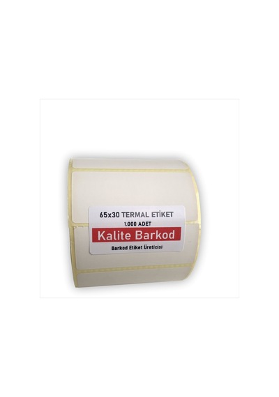 65x30 Termal Etiket | Rulo Barkod Etiketi