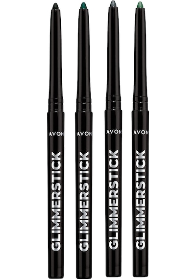 Avon Asansörlü Göz Kalemi Blackest Black + Emerald + Forest Green + Saturn Grey 4 'lü Set
