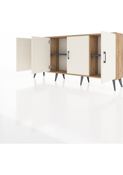 Arges Konsol 3 Raflı 4 Kapaklı 176x30x83 Çam-aytaşı/antrasit Aytaşı/antrasit Arges Konsol 3 Raflı 4 Kapaklı 176x30x83 Çam-aytaşı/antrasit Aytaşı/antrasit
