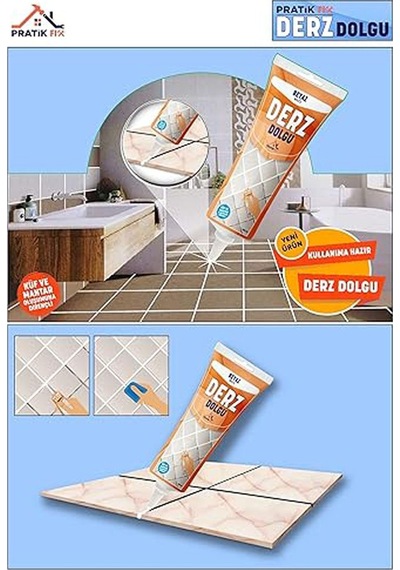 Fayans Arası Beyaz Hazır Derz Dolgu 400 Gr Beyaz