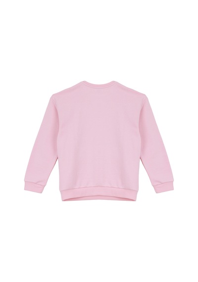 Barbie Pembe Kız Çocuk Relaxed Baskılı Sweatshirt Brb6wg-swt6602