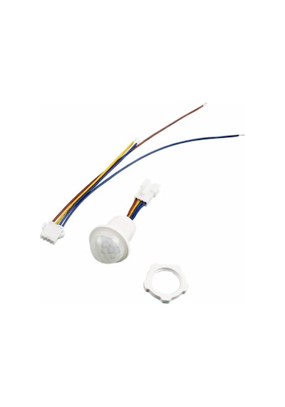 220V PIR Hareket Sensörü 25cm Kablolu Led Lamba Tavan Işık Merdiven Otomatik Armatür Projektör
