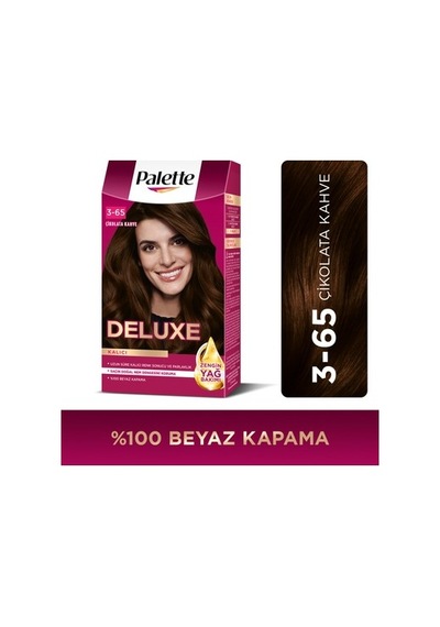 Kalıcı Çikolata Kahve Saç Rengi Saç Boyası, 3-65 Numaralı