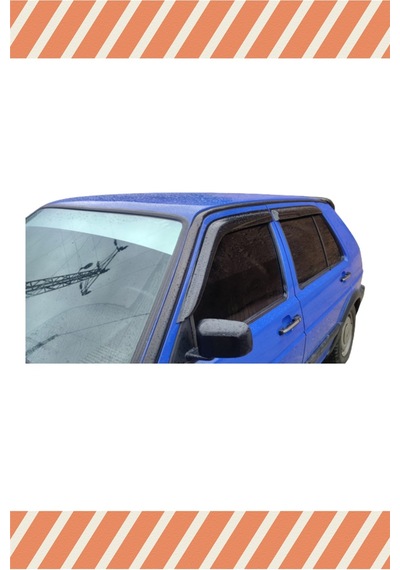 Volkswagen Golf 2 Tüm  Modellerine Özel 4'Lü Mügen Tip Cam Rüzgar