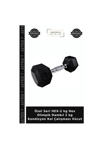 Özel Seri Hex-2 Kg Hex Olimpik Dambıl 2 Kg Kondisyon Kol Çalışması Vücut
