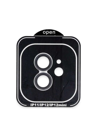 İphone 11 Pvd Metal Kamera Lens - Siyah Diğer