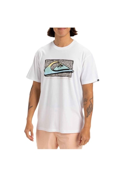Quiksilver Retro Fade Ss Erkek T-shirt-29754 Beyaz