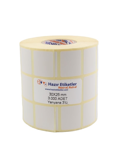 Eko Termal Rulo Etiket 30mm X 25mm 3000 Adet