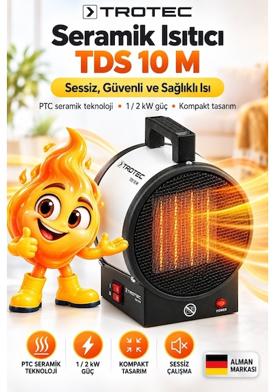 Trotec TDS 10 M Seramik Isıtıcı